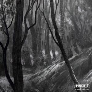 enchanted forest painting, artwork